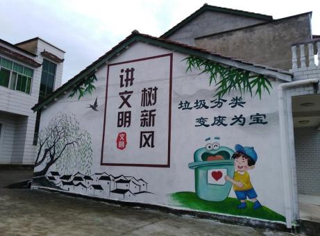 南召墙绘是现在流行的墙体广告