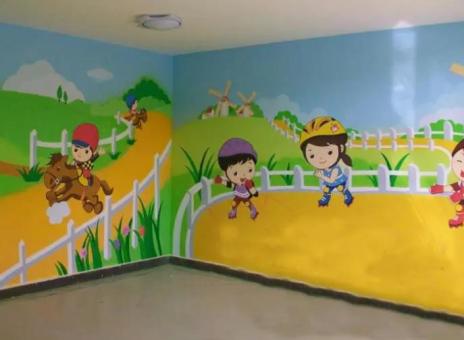 南召幼儿园墙体彩绘制作流程及注意事项