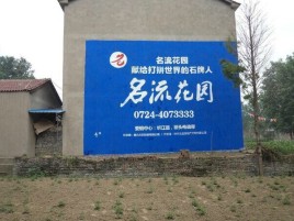 南召农村墙体广告的长尾效应