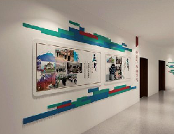 南召企业文化墙用什么材料好？