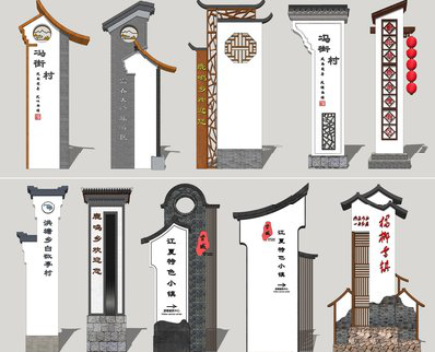 南召美丽乡村标识标牌有哪些分类？